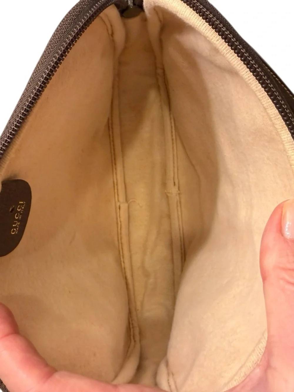 Vintage Gucci Brown GG Supreme Canvas Crossbody Bag - Picture 14 of 16